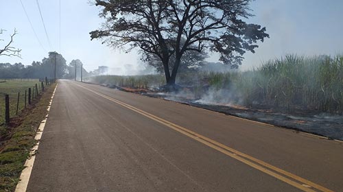 Sidevaldo Magalhães da Cunha - Corpo de Bombeiros e a Defesa Civil foram acionados para colocar fim às chamas e à fumaça do incêndio - FOTO: Sidevaldo Magalhães da Cunha