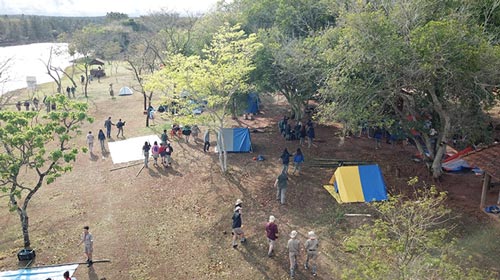 Grupo de Escoteiros Carajuru/Divulgação - O tema do acampamento deste ano foi 