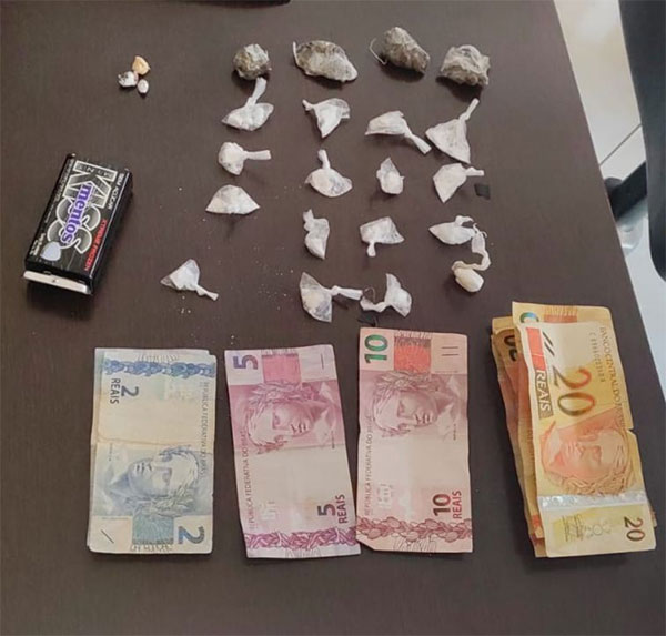 Divulgação - Drogas apreendidas pela PM em Tarumã - Foto: Divulgação/Polícia Militar