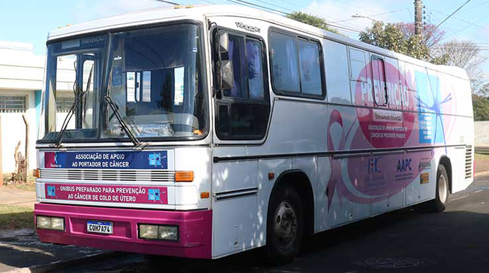 Prefeitura de Assis/Divulgação - Ônibus do Papanicolau chega em Assis no próximo dia 13 de outubro - FOTO: Prefeitura de Assis/Divulgação