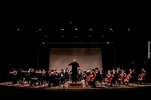 Reprodução Rene Villela/Instagram - Orquestra Sinfônica Carlos Gomes - Foto Reprodução: Rene Villela/Instagram