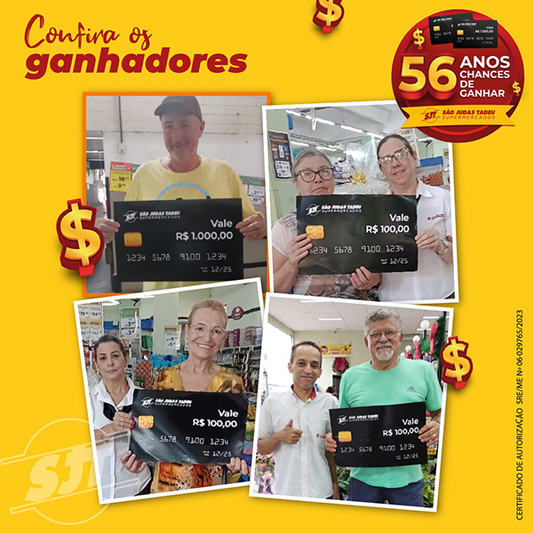 Divulgação/São Judas Tadeu Supermercados - FOTO: Divulgação/São Judas Tadeu Supermercados