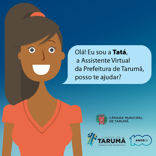 Departamento de Comunicação/Tarumã - Tatá, assistente virtual da Prefeitura de Tarumã - FOTO: Departamento de Comunicação/Tarumã