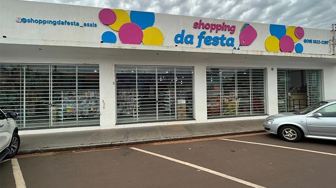 Divulgação/Portal AssisCity - O Shopping da Festa fica na Av. Armando Sales de Oliveira, 255 - FOTO: Divulgação/Portal AssisCity