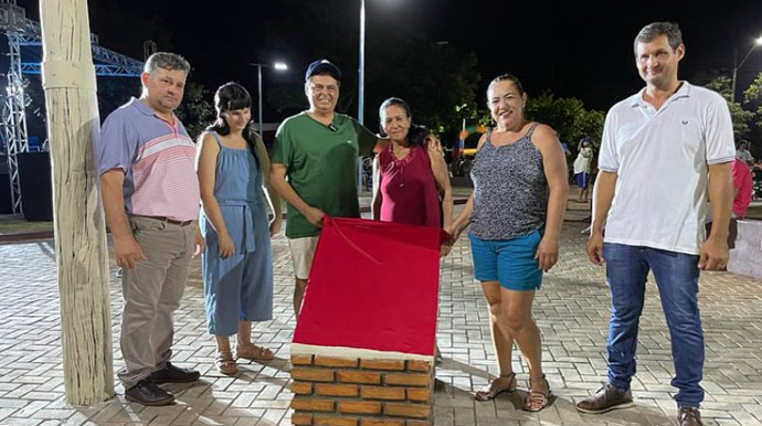 Divulgação/Prefeitura de Florínea - Praça do Jardim Bela Vista é inaugurada em Florínea - Foto: Divulgação/Prefeitura de Florínea