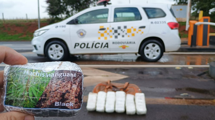 Divulgação - Droga apreendida pela equipe policial - Foto: Divulgação