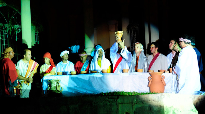 Divulgação - Encenação da Paixão de Cristo da Vila Adileta entrou para o Calendário Cultural do município de Assis - FOTO: Divulgação