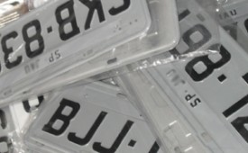 Novidade: Ladrões agora furtam placas de veículos