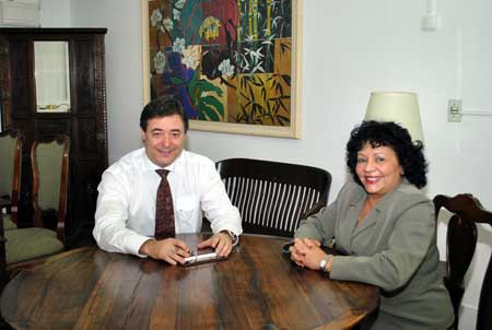 Sônia Queiroz tem audiência com Coronel Romesnir no FUSSESP