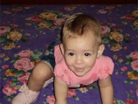 Maria Julia comemora hoje seu primeiro aninho de vida