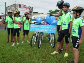 “Pedalando para o futuro” no podium!