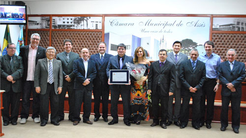 Câmara homenageia Gilson da Silva com Título de Cidadão Assisense