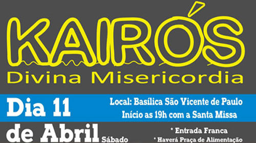 Grupo Shemá promove Kairós – Divina Misericórdia