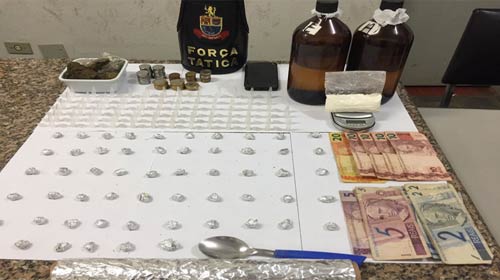Força Tática da PM prende um e apreende drogas na Barra Funda