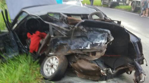 Jovem de Paraguaçu, vítima do acidente entre carreta e carro, tem braço amputado