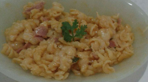 Macarrão cremoso de panela de pressão