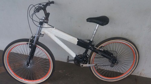 Bicicleta é encontra um dia depois de ser furtada com acusado por tráfico