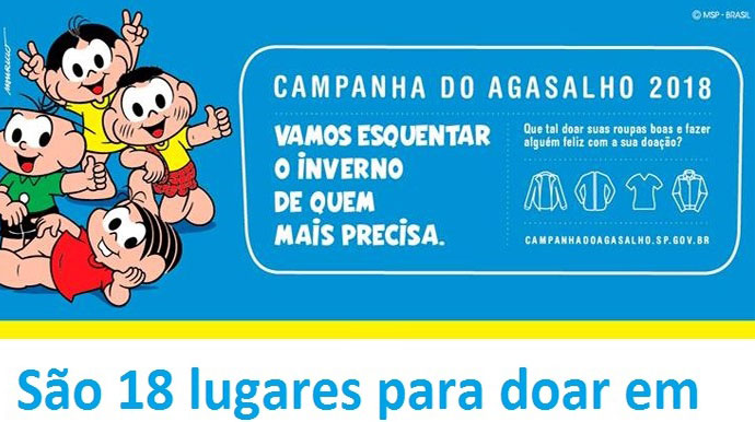 Campanha do Agasalho: É Tempo de Doar!