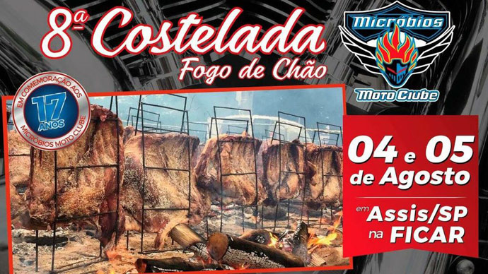 Adquira já seu convite antecipado para a 8ª Costelada do Micróbios, em Assis