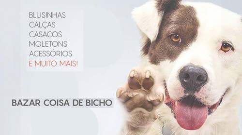 Coisa de Bicho realiza bazar nesta sexta-feira, 11, em Assis