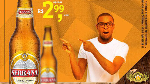 Premium Serv Festa tem promoção de cerveja Serrana – 21/06/2019