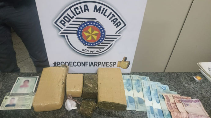Casal é detido transportando drogas em Maracaí