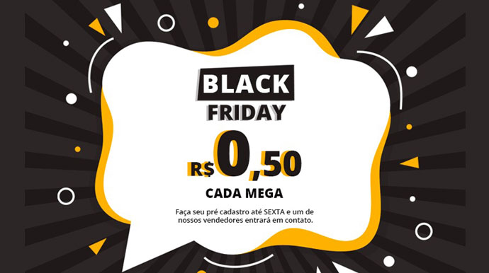 Provedor oferece internet por R$0,50 o mega
