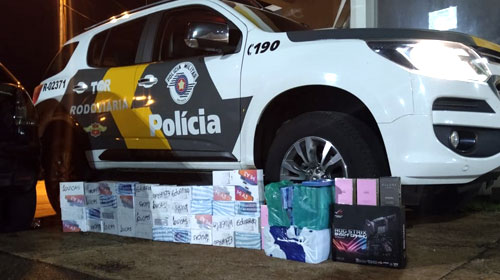 Polícia Rodoviária apreende mais de 40 celulares contrabandeados em Florínea