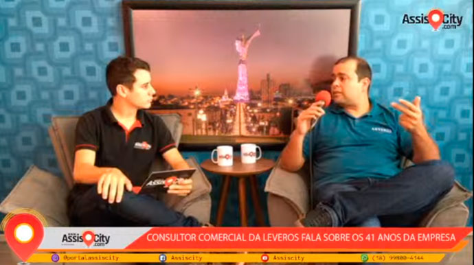 Consultor comercial da Leveros fala sobre os 41 anos da empresa
