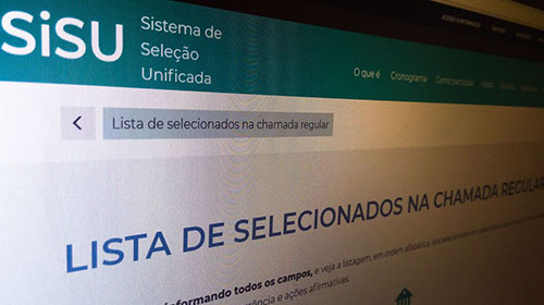 Ministério da Educação divulga hoje resultado do Sisu 2021