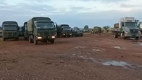 Novo comboio da Marinha chega em Assis