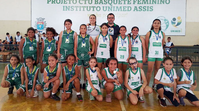 Unimed Assis realiza festival do CTU Basquete em Paraguaçu Paulista