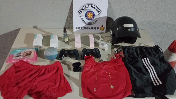 Câmeras flagram furto qualificado em Cândido Mota