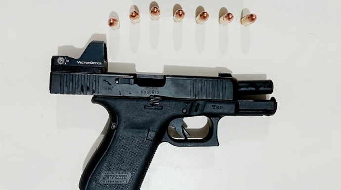 Policia Militar recupera arma furtada nesta terça-feira em Cândido Mota