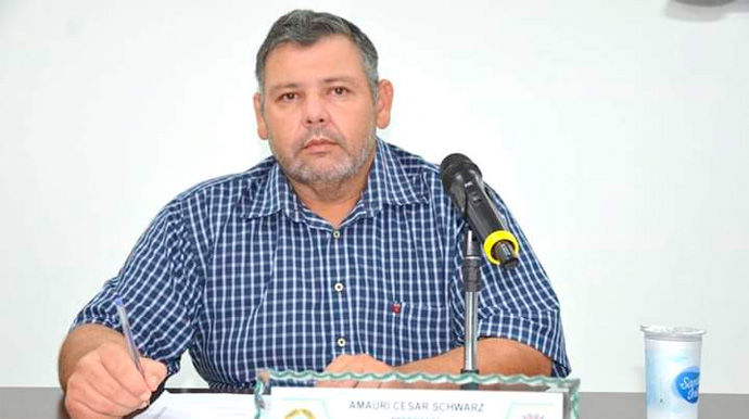 Morre aos 47 anos o vereador Amauri Schwarz em Cruzália