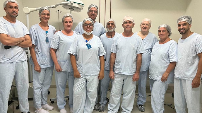 Equipe de Radiologia da Santa Casa de Assis recebe treinamento para novo Arco Cirúrgico