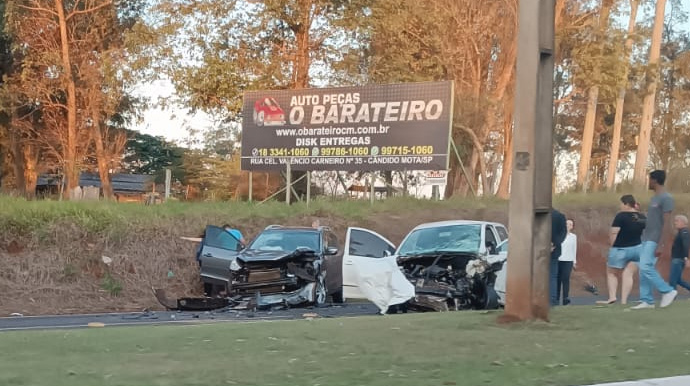 Acidente na Benedito Pires com vítimas é registrado em Assis