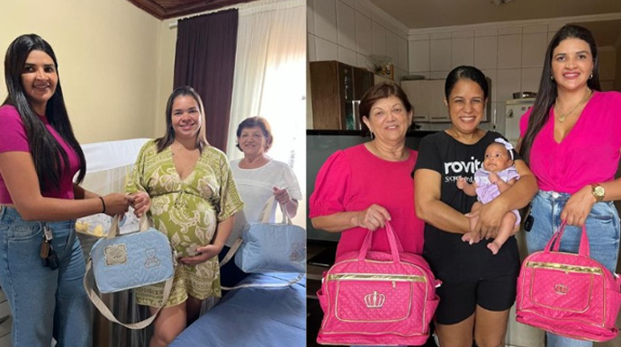 Entrega do Kit Maternidade: Apoio e Cuidado às Gestantes de Quintana