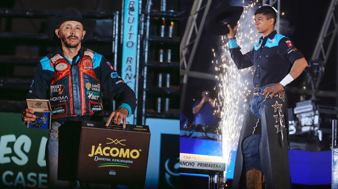 José Gonzaga Junior é campeão do Rodeio de Palmital 2025 com montaria histórica; Eduardo Matos vence a Copa Os Vaqueiros