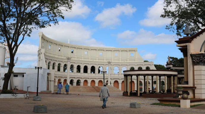 Inaugurado em 2023,  o Coliseu é um dos novos cartões portais da cidade - FOTO: Prefeitura/Divulgação