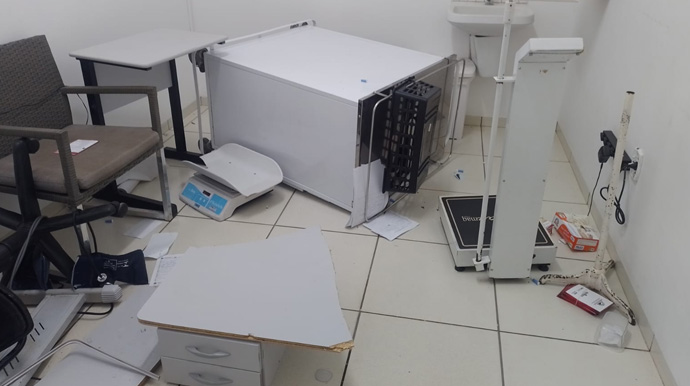 Polícia foi acionada no local - FOTO: Enviada ao Portal AssisCity
