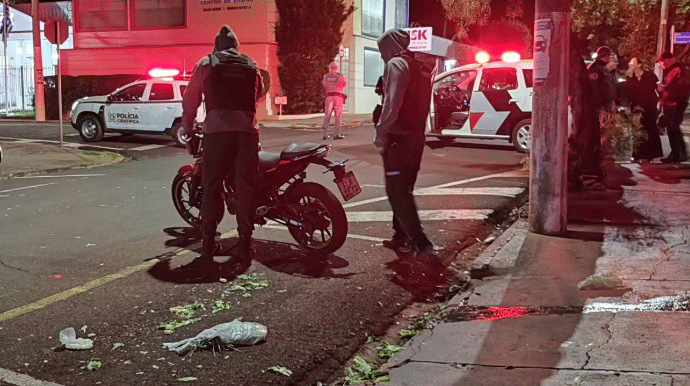 Acidente aconteceu no cruzamento das ruas Rangel Pestana com a Santa Ceciília