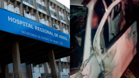 Condutor do veículo está internado no NAR em Assis - FOTO: Arquivo/Divulgação
