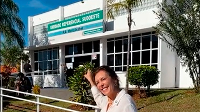 Telma Spera confirma que PA Maria Isabel será 24h ainda neste mês de junho Prefeita visitou as instalações do PA - FOTO: Divulgação/Redes Sociais