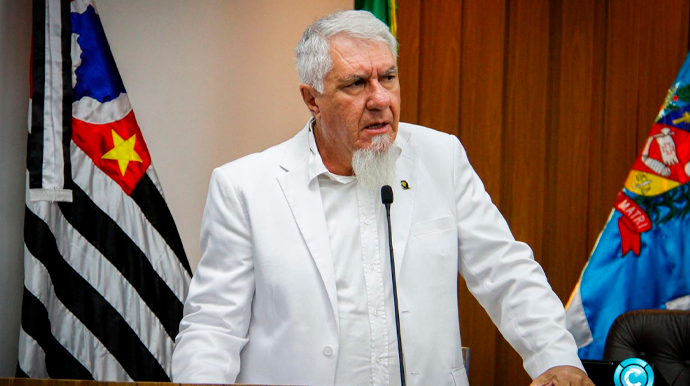 Vereador Reinaldo Nunes, Portugues (PT) - FOTO: TV Câmara de Assis