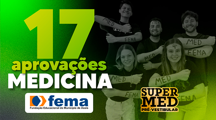 Super Med e Colégio Santa Clara aprovam 17 alunos em Medicina na FEMA e batem recorde regional
