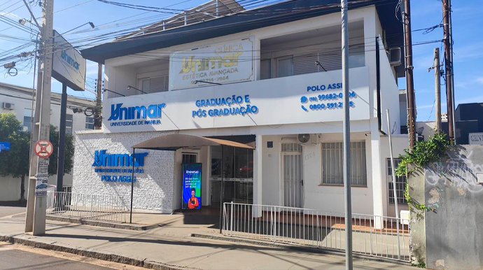Últimos dias para aproveitar bolsas de até 72% e aulas 100% EAD na UNIMAR Polo Assis Polo da Unimar em Assis fica na R. Sebastião da Silva Leite, nº 1108 - FOTO: Divulgação