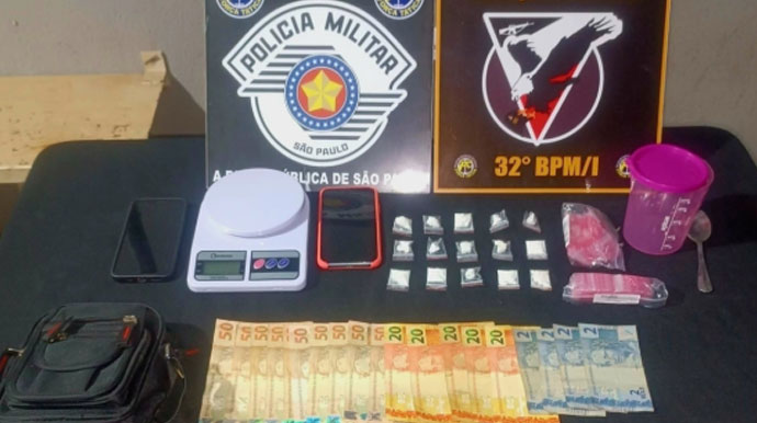 Força Tática prende homem com cocaína e dinheiro em Maracaí