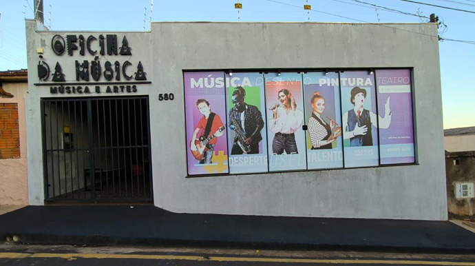 Oficina da Música está localizada na Rua Almirante Barroso, 580 – Foto: Divulgação