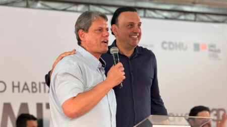 Tarcísio de Freitas e o vice-governador, Felício Ramuth - FOTO: Portal AssisCity